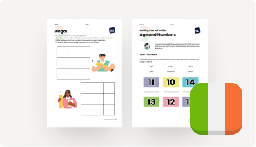 Italian Worksheets – Numbers, Age & Food Vocabulary