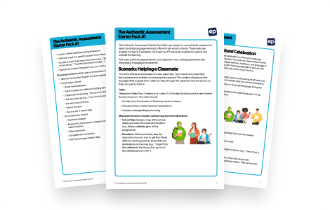 Authentic Assessment Starter Pack for Language Teachers – Pack #1